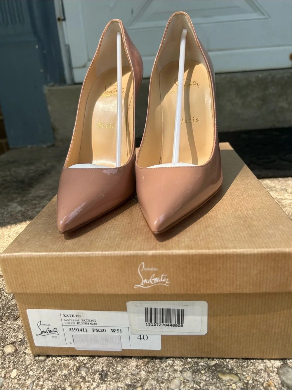 Christian Louboutin Blush Patent Pigalle Pumps